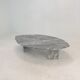 Italian marble leaf shape coffee table, 1980's