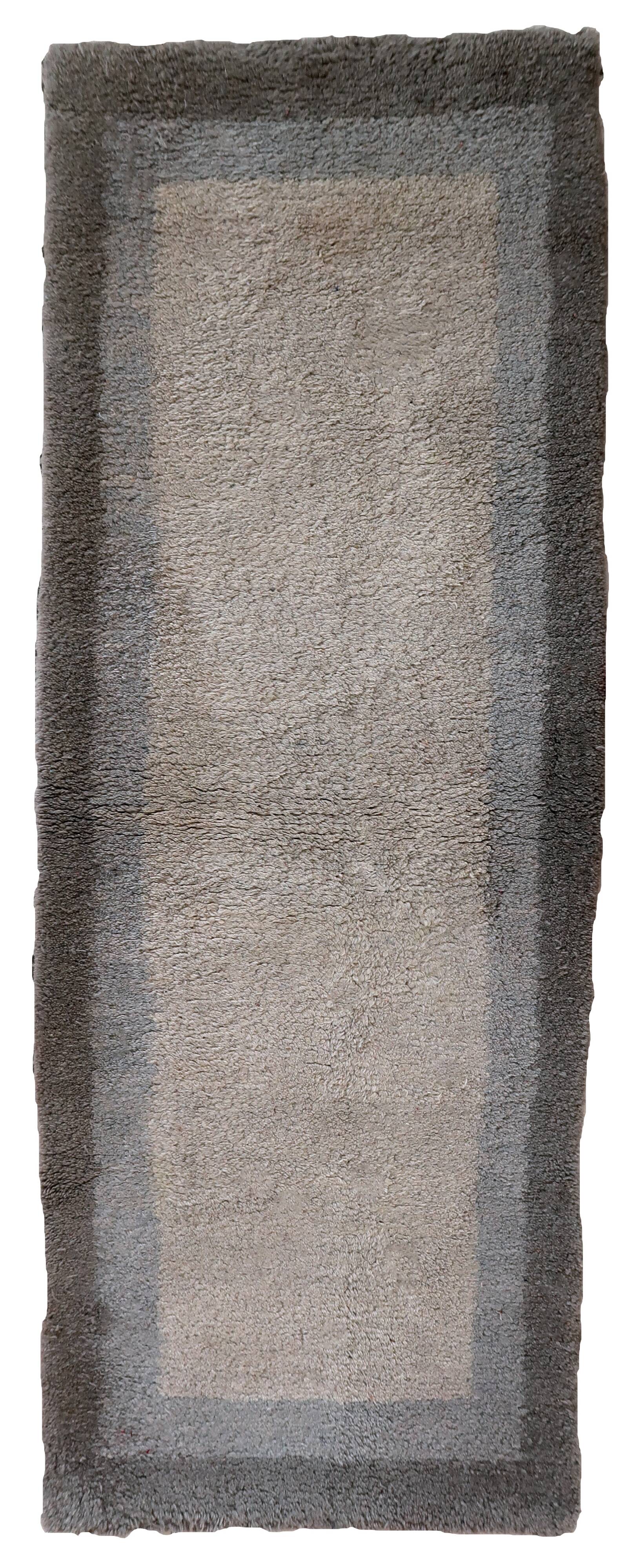 Tapis Coureur Vintage Gabbeh Fait Main – 72 x 194 cm - 1C1029