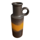 vase marron et orange Allemagne de l'Ouest Scheurich modèle 401-28 années 1970