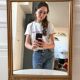 art deco mirror top gilded 30s