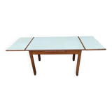 Vintage water green wood/formica table