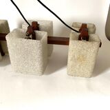 Scandinavian teak chandelier