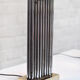 Pair of Brass & Metal Sculptural Lamps by Georges Mathias, Belgium 1970s