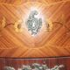 Commode style Louis XV en marqueterie de fleurs