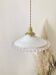 Suspension, baladeuse, opaline ancienne