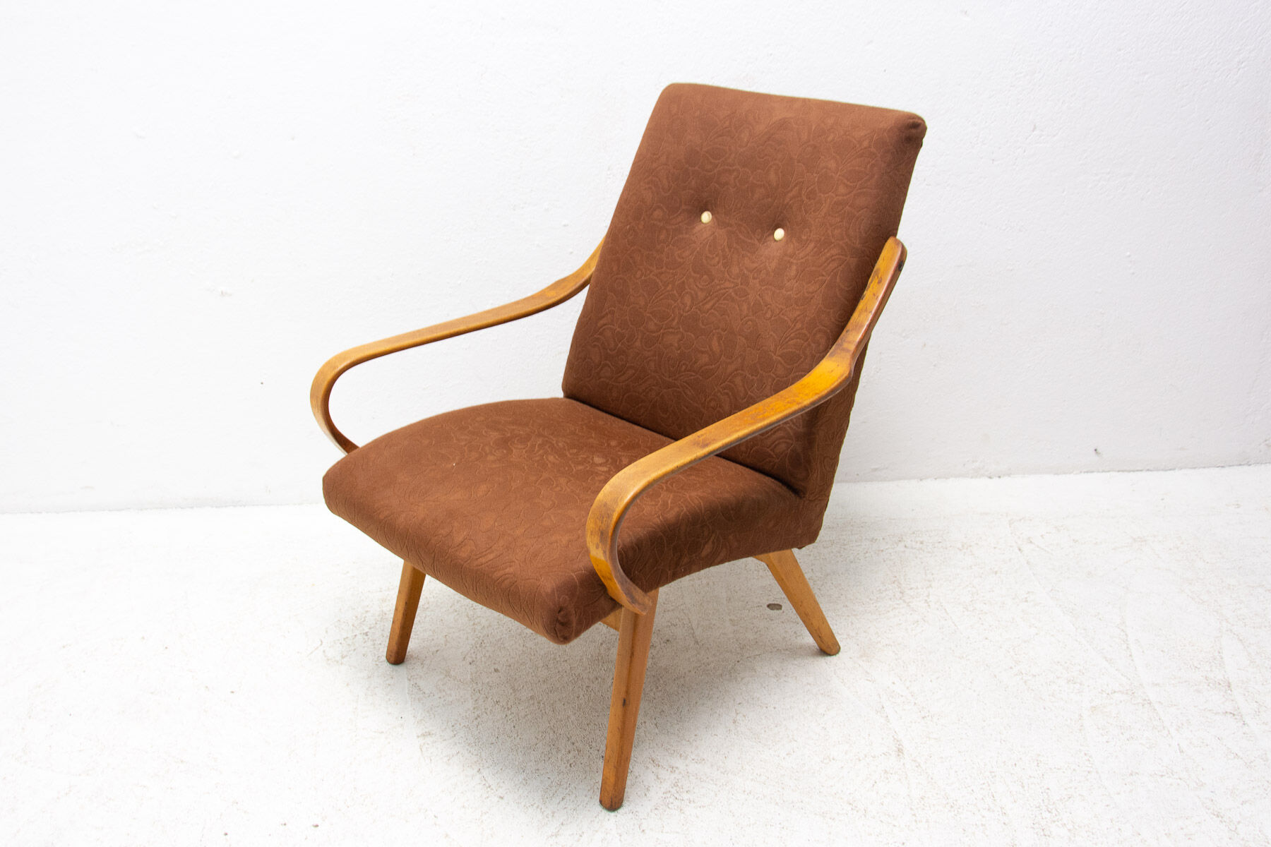 Pair of midcentury armchairs by jaroslav šmídek for jitona, 1960´s