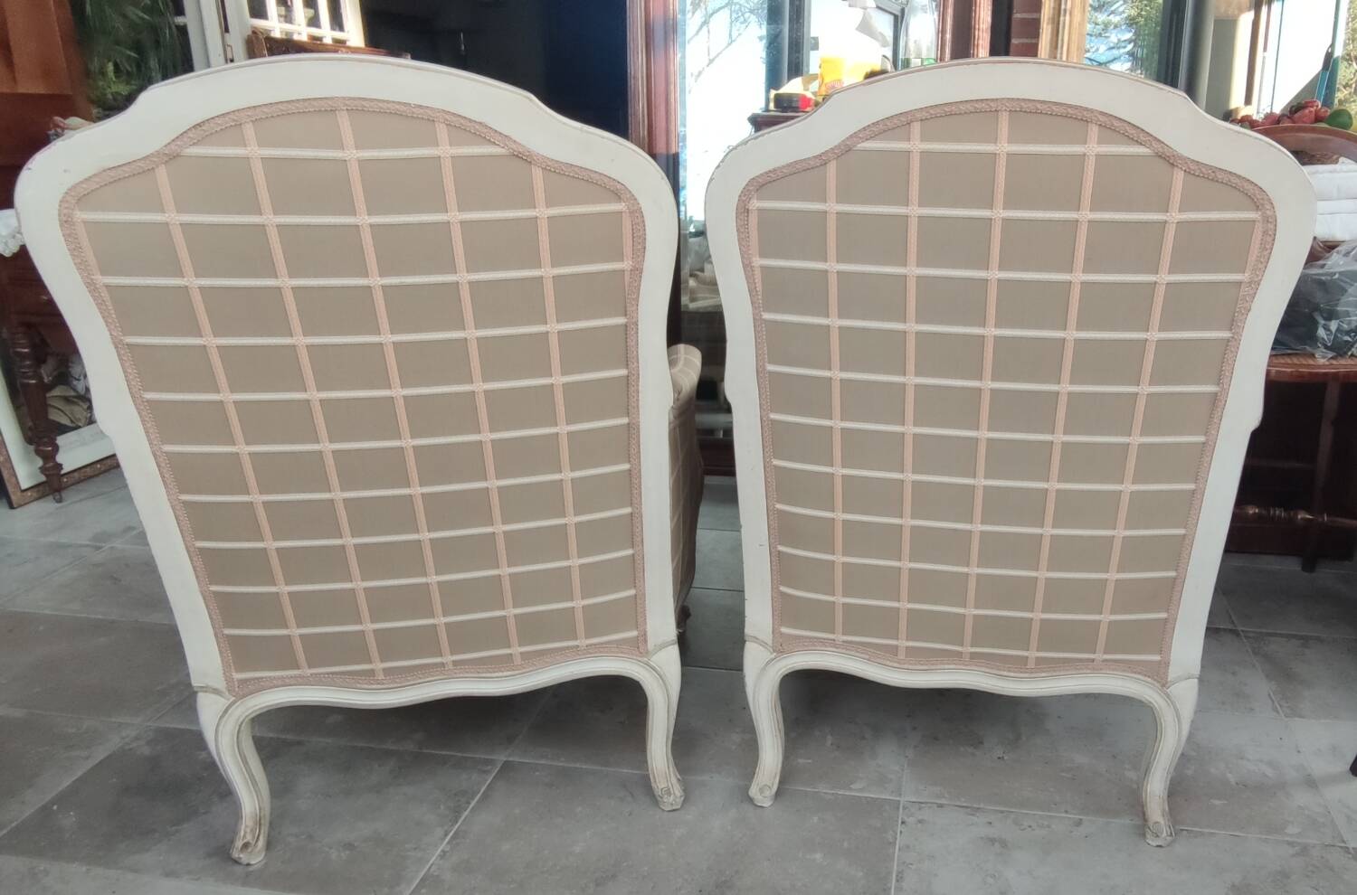 Ancienne Paire de bergères Style Louis XV