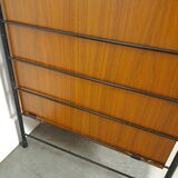 Teak WHB string modulair vrijstaand LP wandsysteem