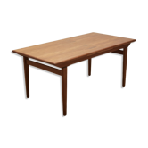 Table à manger en teck danoise extensible par Ærthøj Jensen + Mølholm, années 1960