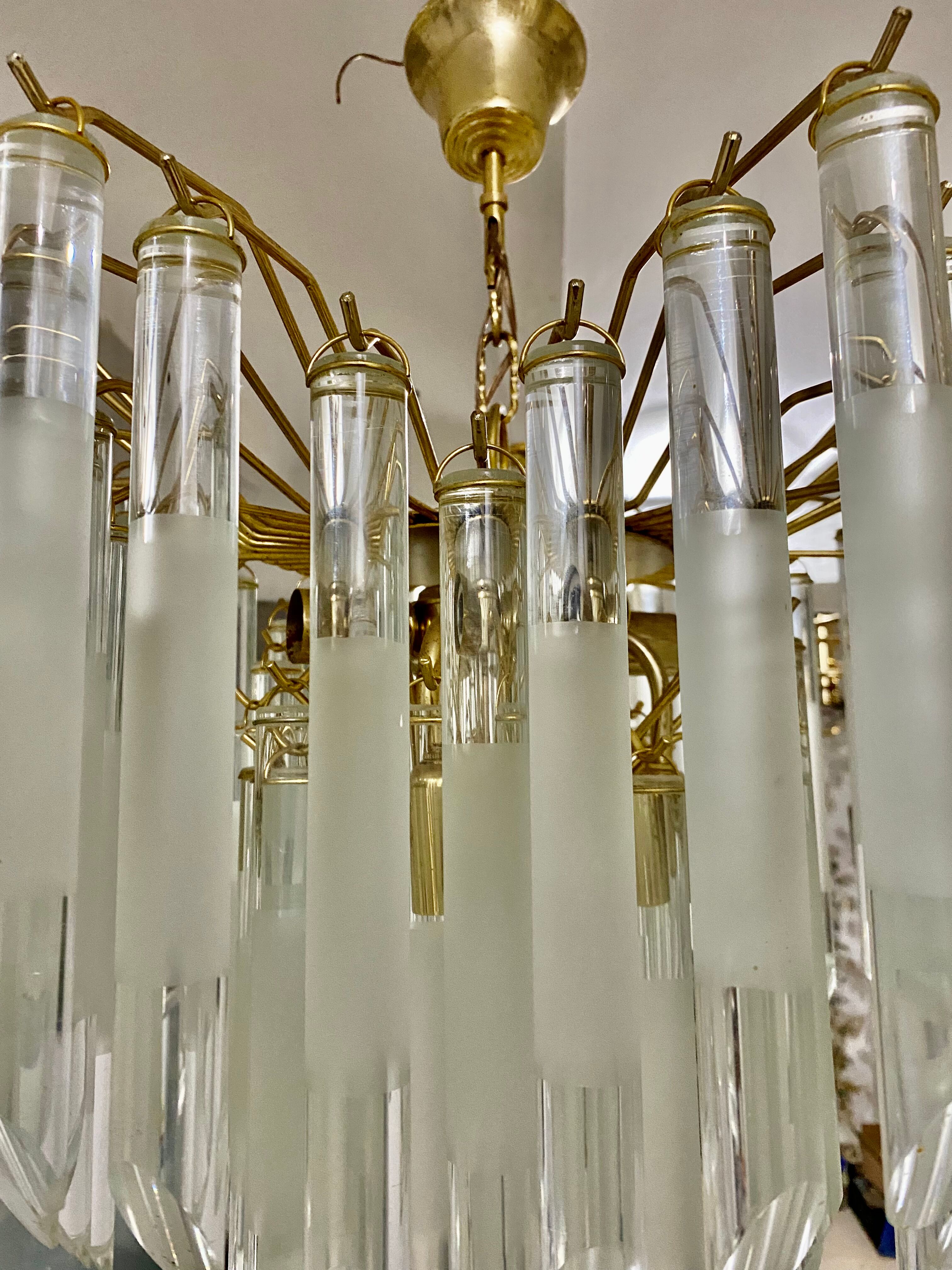 Venini crystal candlestick