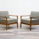 1960s walnut armchair