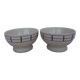 Set of 2 Basque stoneware bowls