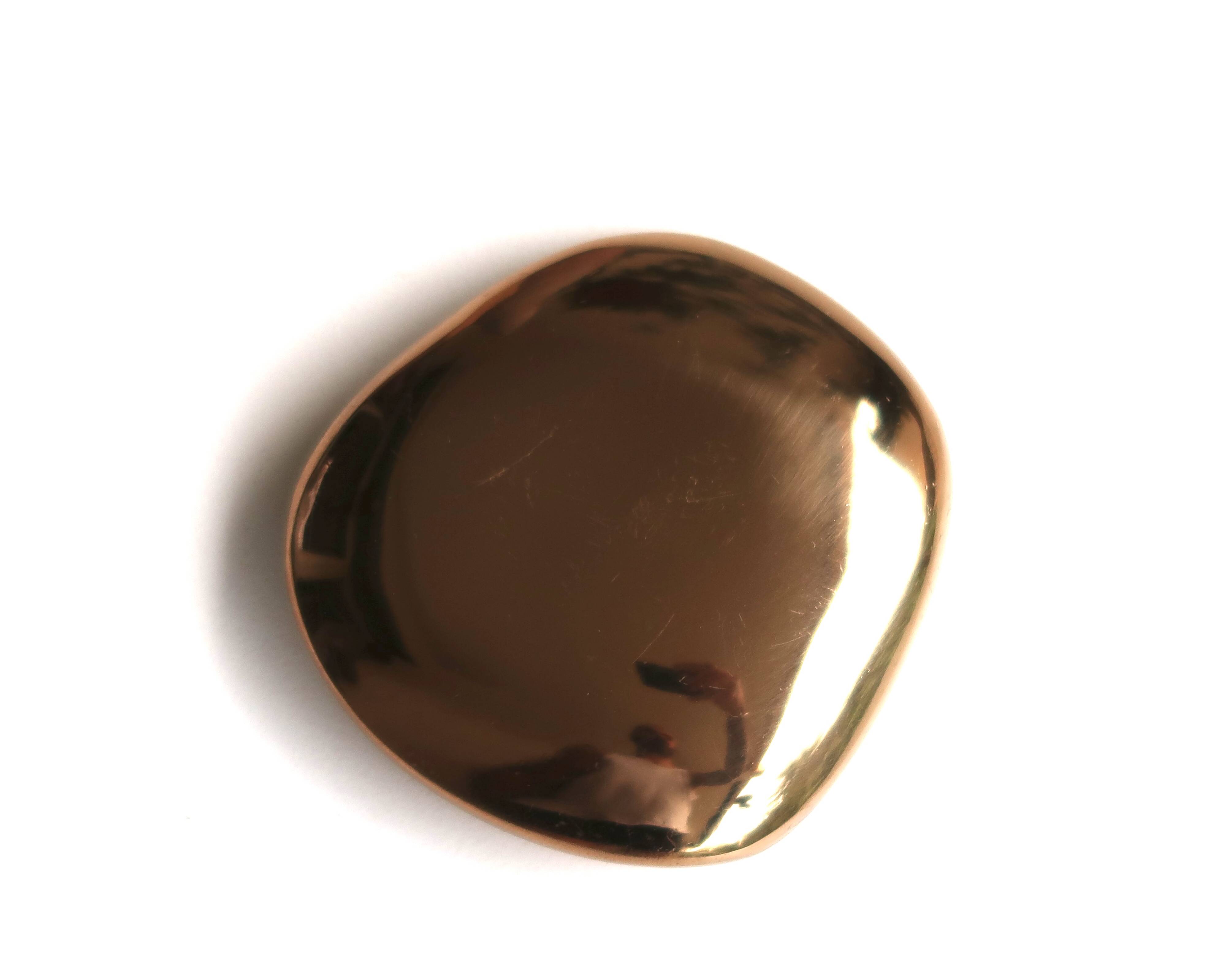 Bronze pebble sculpture signed Marjatta Weckström, 1980s.