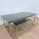 Smoked glass coffee table