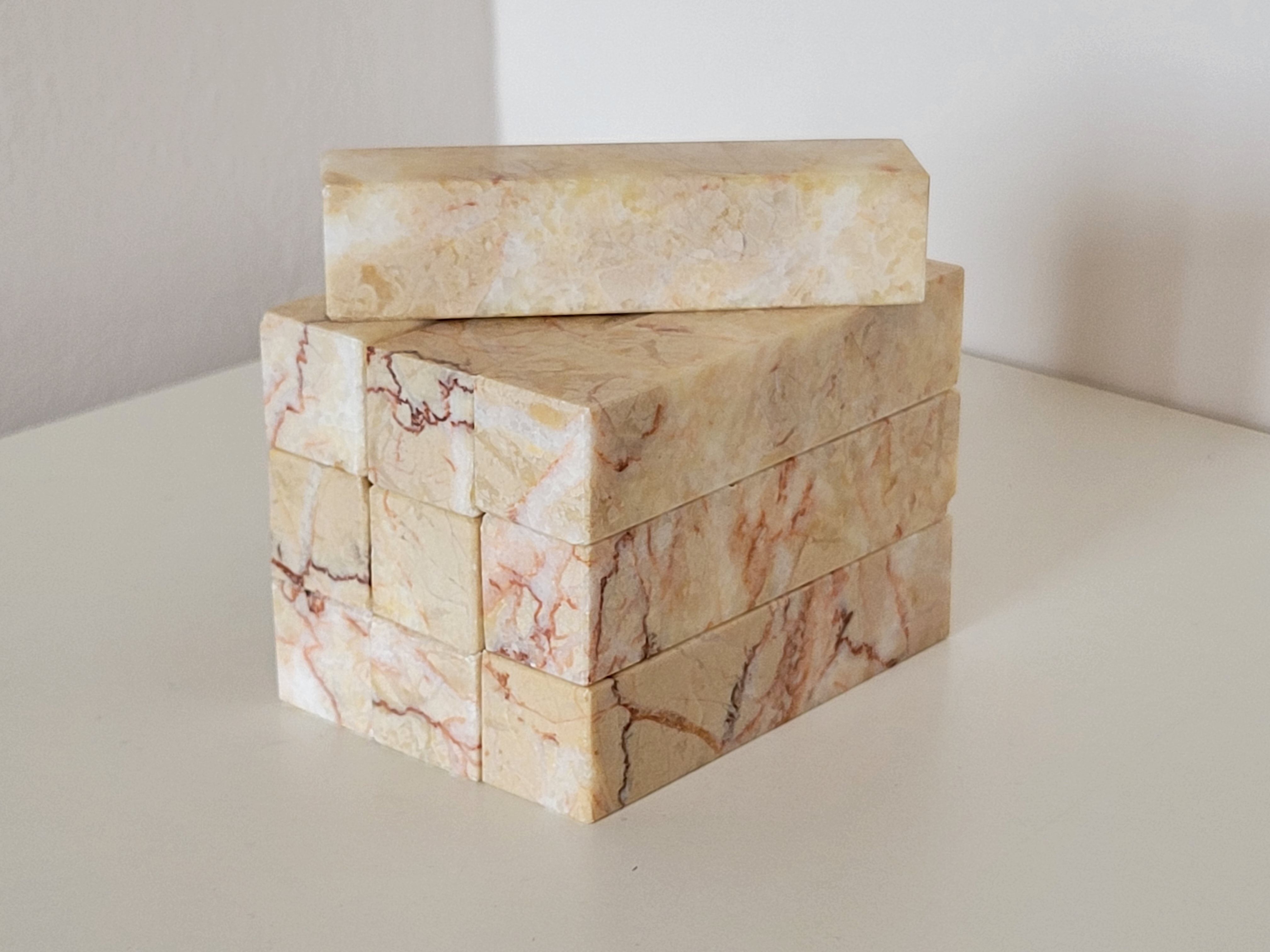 10 covered stand vintage marble knife holder