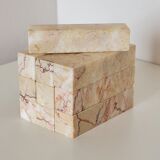 10 covered stand vintage marble knife holder