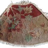 Antique Chinese carpet Art Deco handmade 30cm x 53cm 1920s