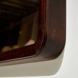 Miroir avec cadre en chêne