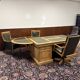 Ensemble de bureau classique RAC en anglais avec table de conférence