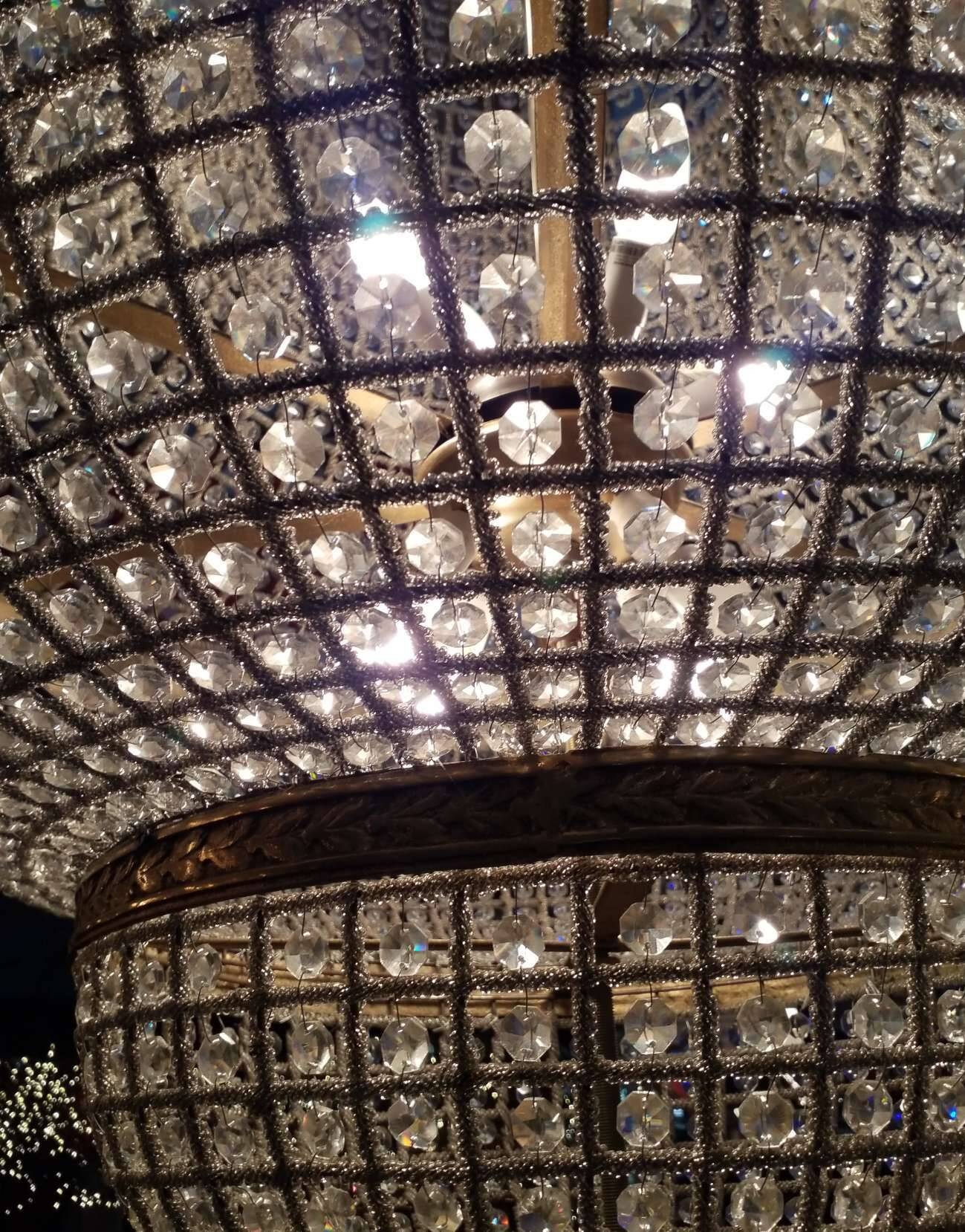 Large hot air balloon chandelier