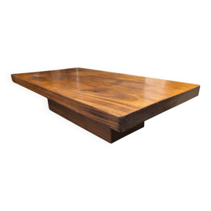 Table basse design teck