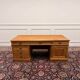 Large classic English desk with back panel