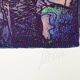 Lithograph by Joelle SERVE "Amalgam" signed
