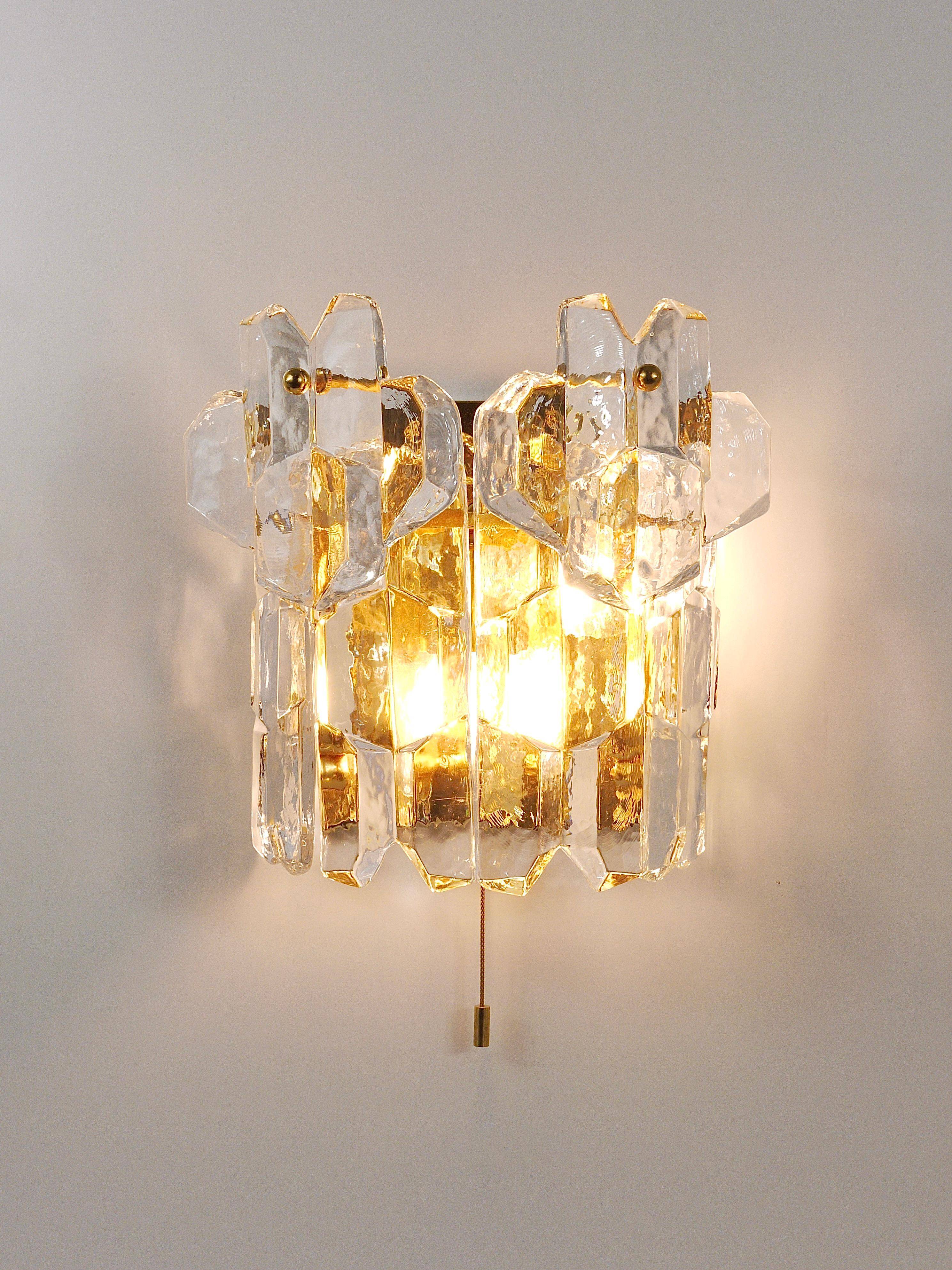 Palazzo Grand Model Wall Light by J.T. Kalmar - 1970