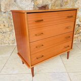 Vintage chest of drawers, 4 drawers, circa 1960s