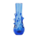 Vase en verre bleu 1960