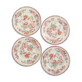 4 plates Sarreguemines late nineteenth
