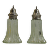 lot de2 Distributeur à condiments /salière/ poivrière /sucrier/Shaker