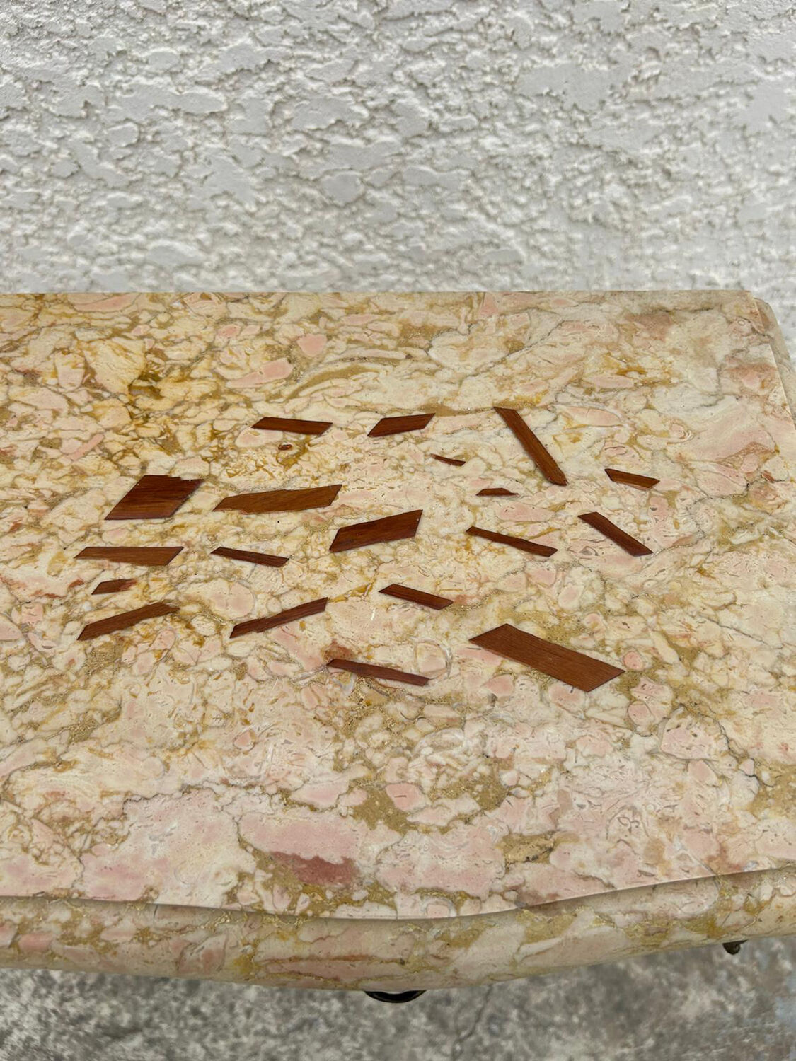 Pair of Louis XV style bedside tables in rosewood