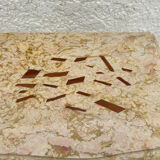 Pair of Louis XV style bedside tables in rosewood