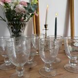 Set of 8 glasses in Biot