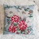 Coussin vintage fleuri