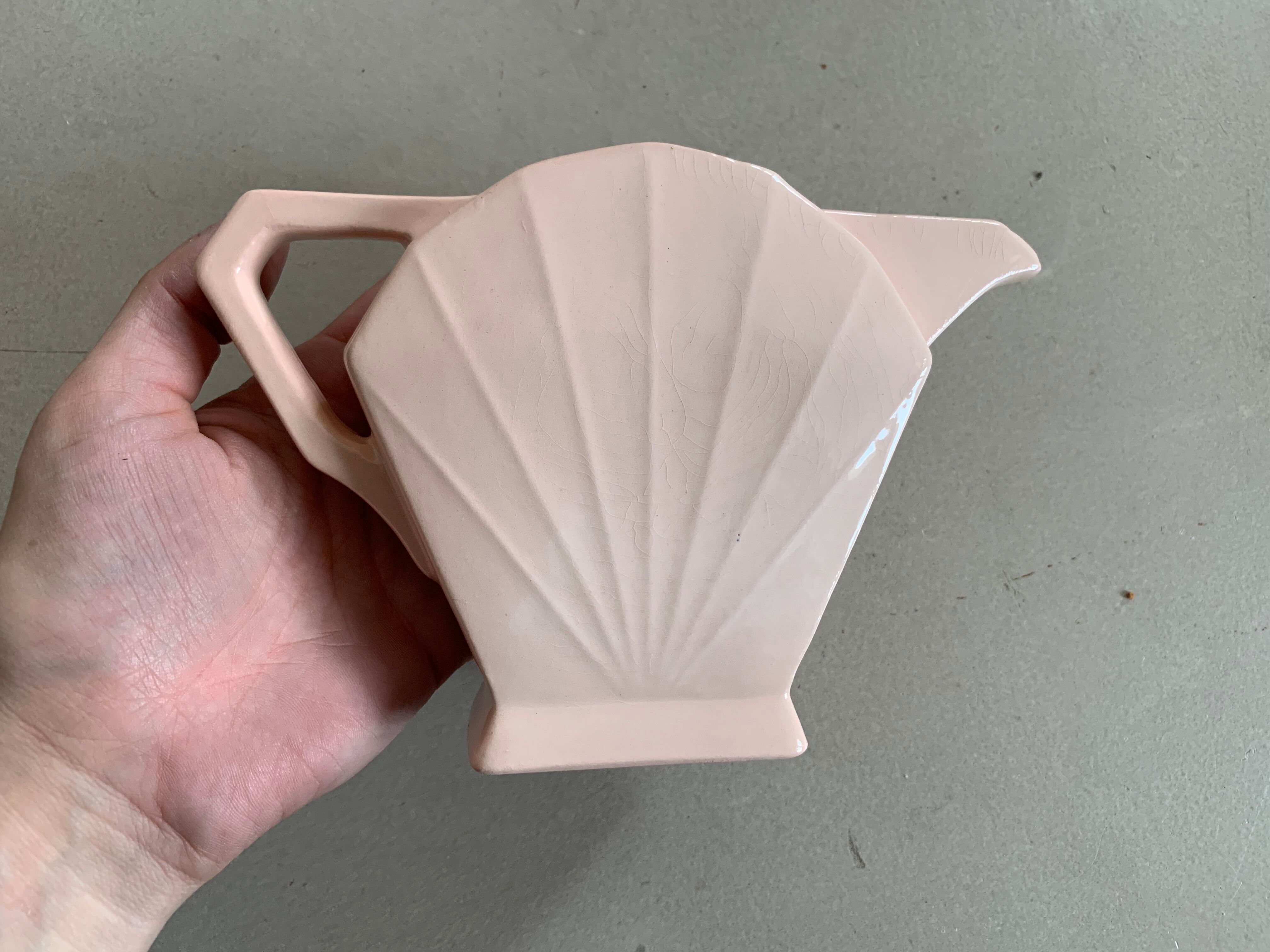 Ensemble vase et pichet art déco