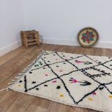 Handmade Berber wool mrirt rug 172 X 110 CM