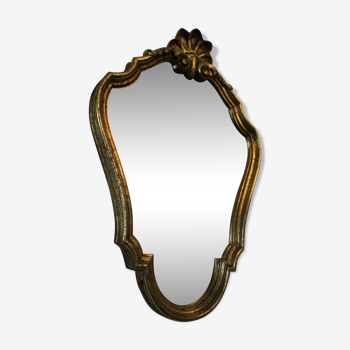 Mirror gilded wood style Louis XVI