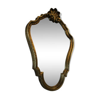 Mirror gilded wood style Louis XVI