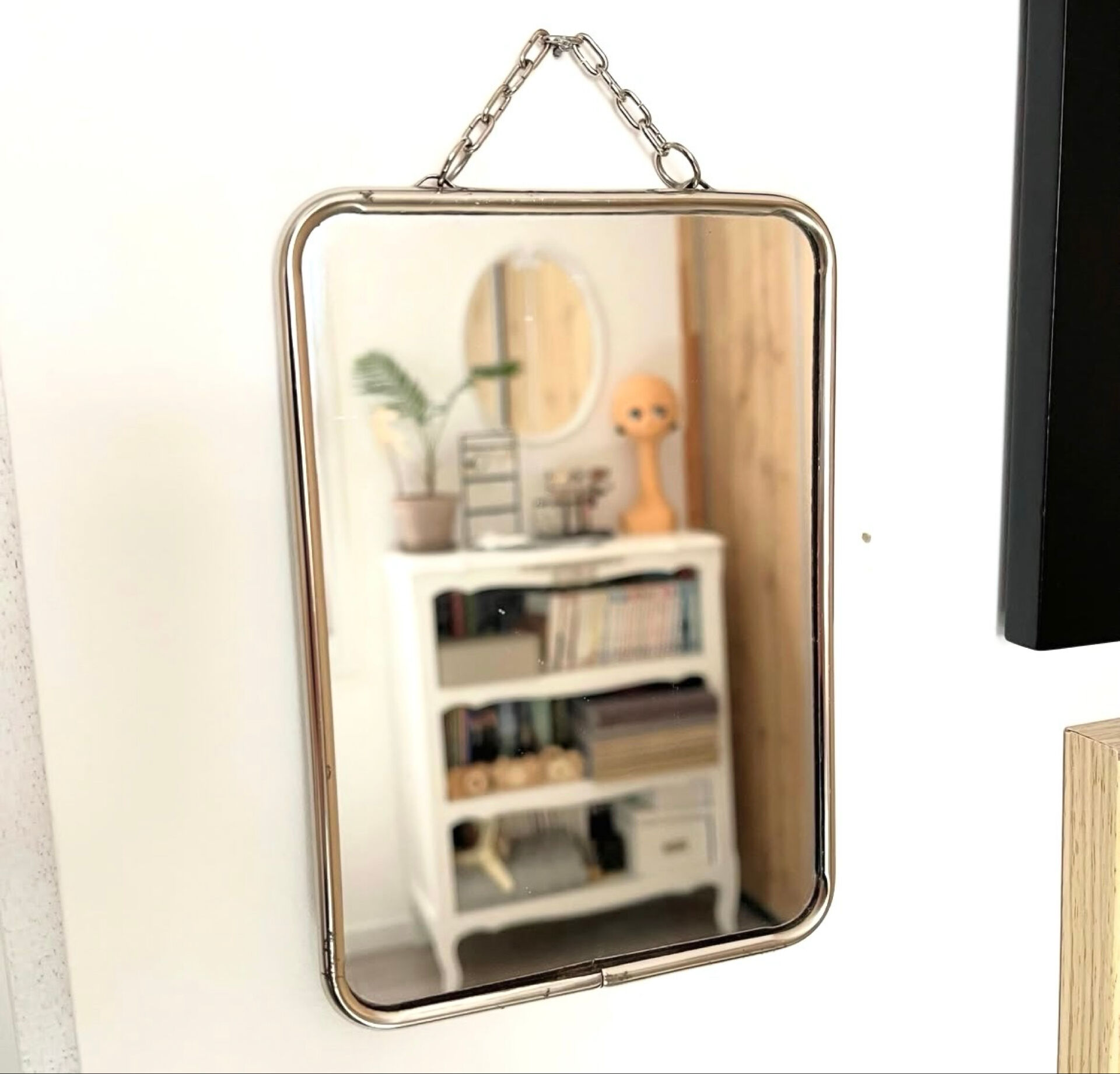 Vintage barber mirror