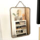 Vintage barber mirror