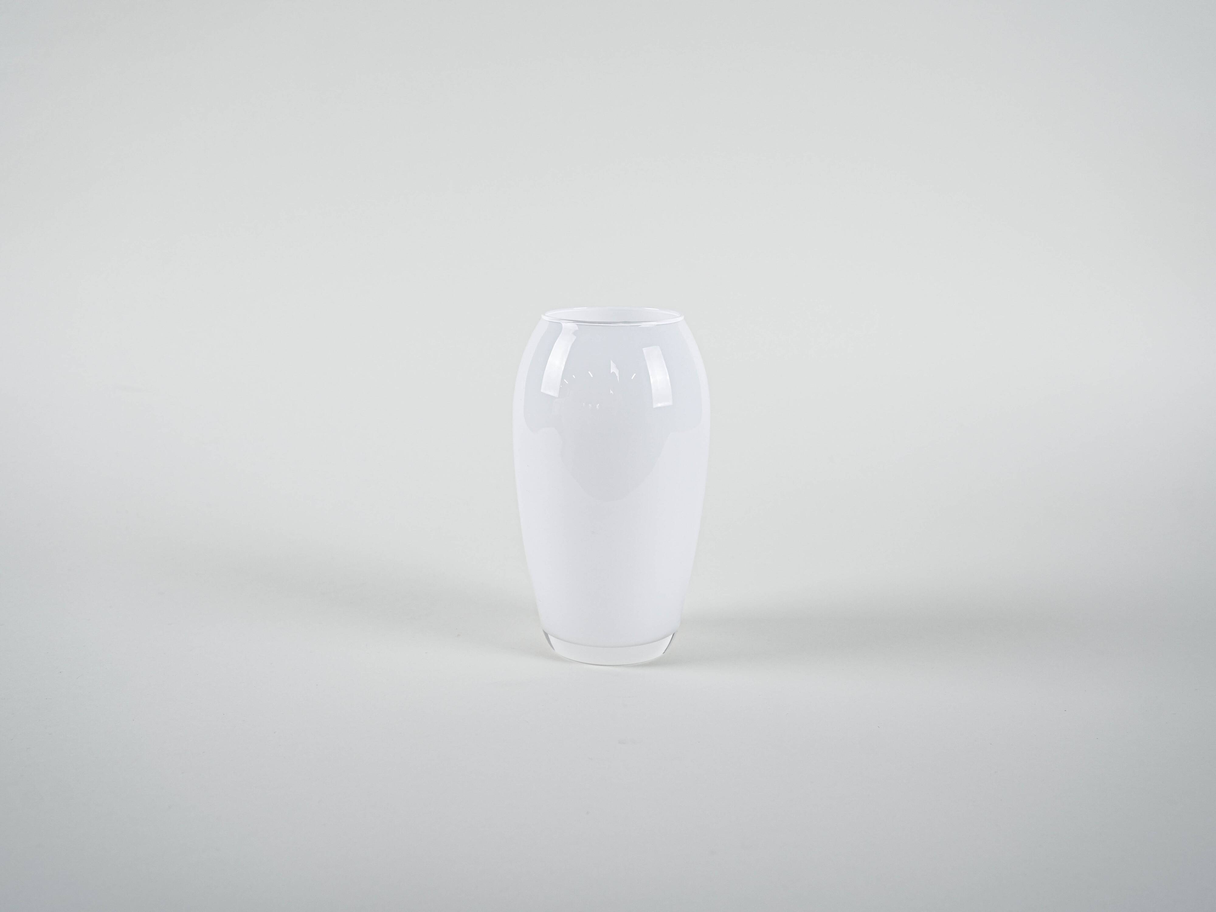 Glass vase, Danish design, 1970s, made in Denmark