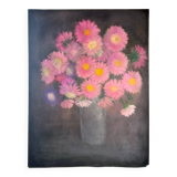 Still life with carnations, signed and dated 1970