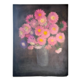 Nature morte aux œillets, signée et datée 1970