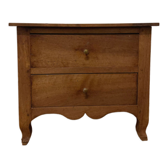 Low walnut cabinet