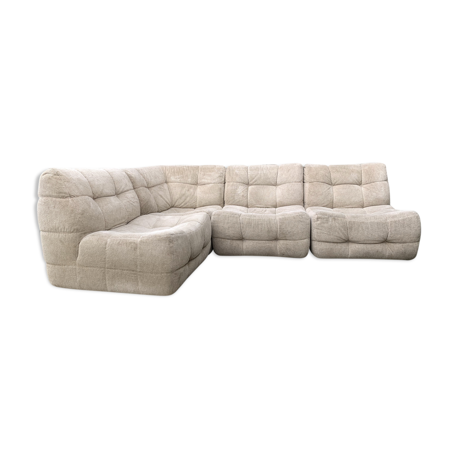 Modular sofa of 4 heaters edition Beka 70s