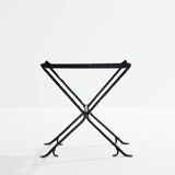 Garouste & Bonetti table d’appoint Isis fer forgé martelé signée 1987