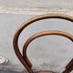 Vintage Fishel bistro chair in curved wood