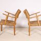 Pair of Karl Schrøder Model 1570 Lounge Chairs, Fritz Hansen, 1930s
